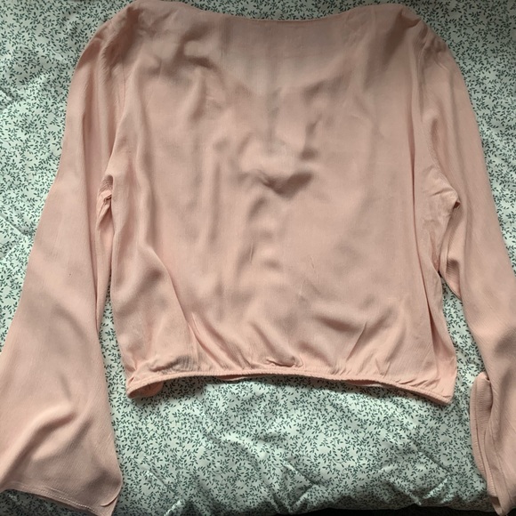 L.A. Hearts Flowy Pink Blouse - Picture 2 of 2